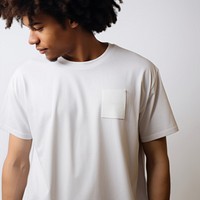 T shirt t-shirt sleeve white. 