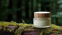 Cosmetics nature forest bottle. AI generated Image by rawpixel.