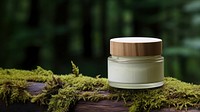 Cosmetics nature forest bottle. 