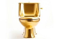 Golden open toilet gold bathroom restroom.