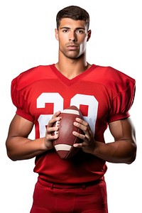 American football helmet sports white background. 