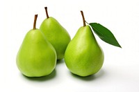 Pear fruit plant green. 