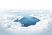 Landscape northpole outdoors glacier. 