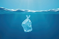 Plastic outdoors underwater pollution. AI generated Image by rawpixel.