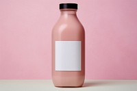 Label bottle drink milk. AI generated Image by rawpixel.