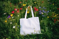 Tote bag flower handbag plant. 