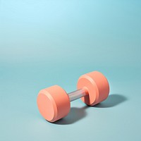 Dumbbell sports gym weightlifting. 