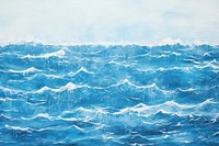 Painting ocean backgrounds outdoors. AI generated Image by rawpixel.