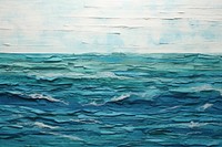 Painting ocean backgrounds texture. 