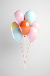 Balloon birthday anniversary celebration. AI generated Image by rawpixel.