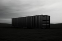 Container landscape black architecture.