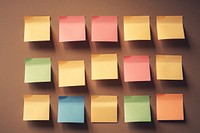 Colorful postit paper organization backgrounds repetition. AI generated Image by rawpixel.