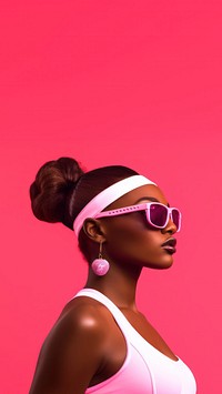 Female sunglasses portrait adult. AI generated Image by rawpixel.