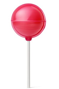 Bright pink lollipop white background confectionery appliance. AI generated Image by rawpixel.