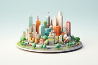 City architecture cityscape building. AI generated Image by rawpixel.