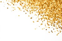 Confetti backgrounds gold white background.