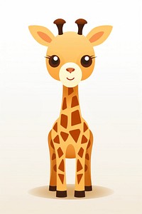 Giraffe animal mammal cute. AI generated Image by rawpixel.