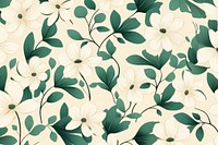 Floral pattern backgrounds plant green. AI generated Image by rawpixel.