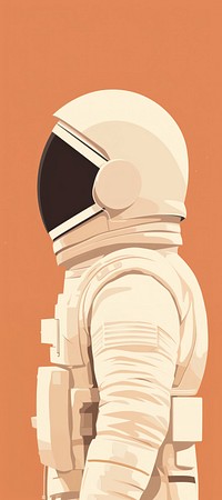 Astronaut technology cartoon person. 