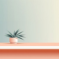 Table border plant vase houseplant. AI generated Image by rawpixel.