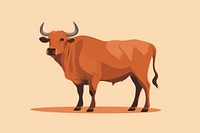Livestock wildlife cattle animal. AI generated Image by rawpixel.