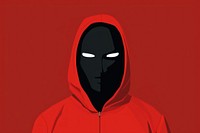 Sweatshirt adult hood disguise. AI generated Image by rawpixel.