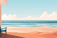 Beach architecture furniture building. AI generated Image by rawpixel.