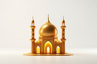 Islamic holiday Ramadan architecture building dome. AI generated Image by rawpixel.