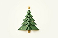 Christmas symbol tree white background. AI generated Image by rawpixel.