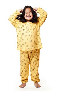 Pajamas white background happiness innocence. AI generated Image by rawpixel.