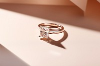 Diamond ring gemstone jewelry accessories. AI generated Image by rawpixel.