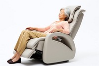 Massage chair furniture armchair recliner. AI generated Image by rawpixel.