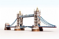 London bridge architecture landmark white background. AI generated Image by rawpixel.