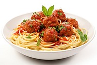 Spaghetti meatball pasta food. 