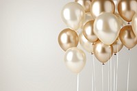 Balloon pearl party gold. AI generated Image by rawpixel.