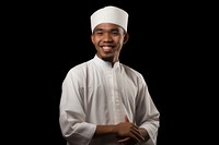 Indonesian muslim portrait adult smile. AI generated Image by rawpixel.