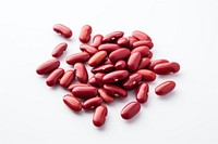 Kidney beans pill food white background. AI generated Image by rawpixel.