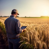 Field farm agriculture harvesting. 