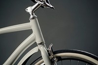 Bicycle mockup, sustainable vehicle psd