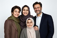 Iranian family smiling adult smile. AI generated Image by rawpixel.