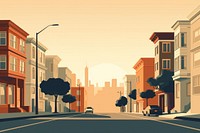 San Francisco street architecture building vehicle. AI generated Image by rawpixel.