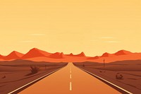 Landscape horizon desert nature. AI generated Image by rawpixel.