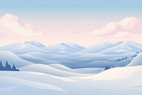 Snow hillside winter landscape backgrounds mountain outdoors. 