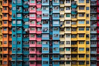 Condominium building city architecture. AI generated Image by rawpixel.