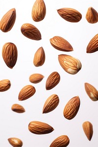 Almond backgrounds food seed. AI generated Image by rawpixel.