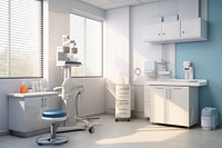 Vet clinic architecture furniture hospital. AI generated Image by rawpixel.