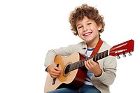 Guitar musician child boy. AI generated Image by rawpixel.