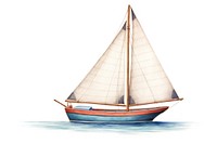 Sailboat sailboat watercraft vehicle. AI generated Image by rawpixel.