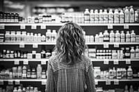 Drug store pharmacy choosing shelf. AI generated Image by rawpixel.