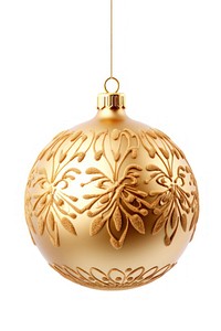 Christmas ball gold decoration christmas. 